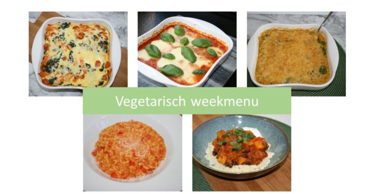 Vegetarisch weekmenu 1