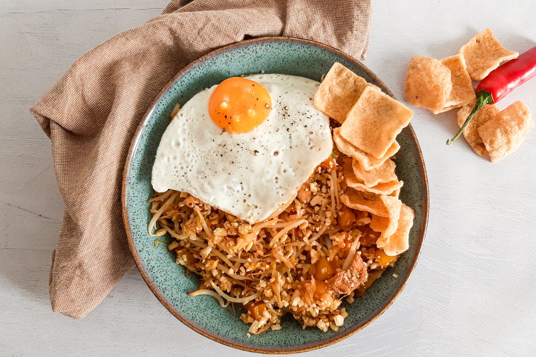 Nasi met bloemkoolrijst