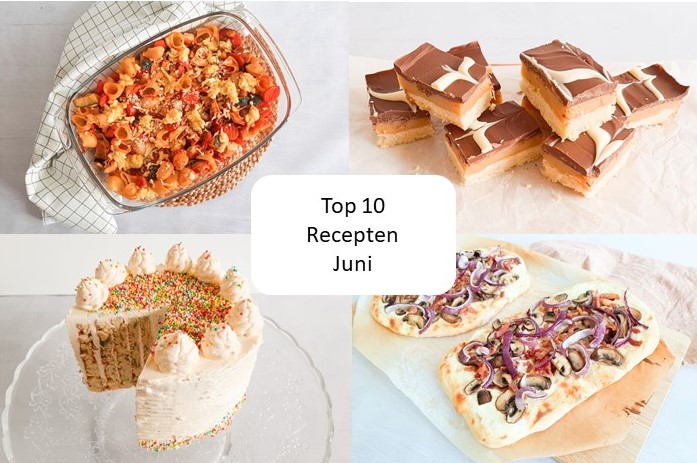 Top 10 recepten van juni