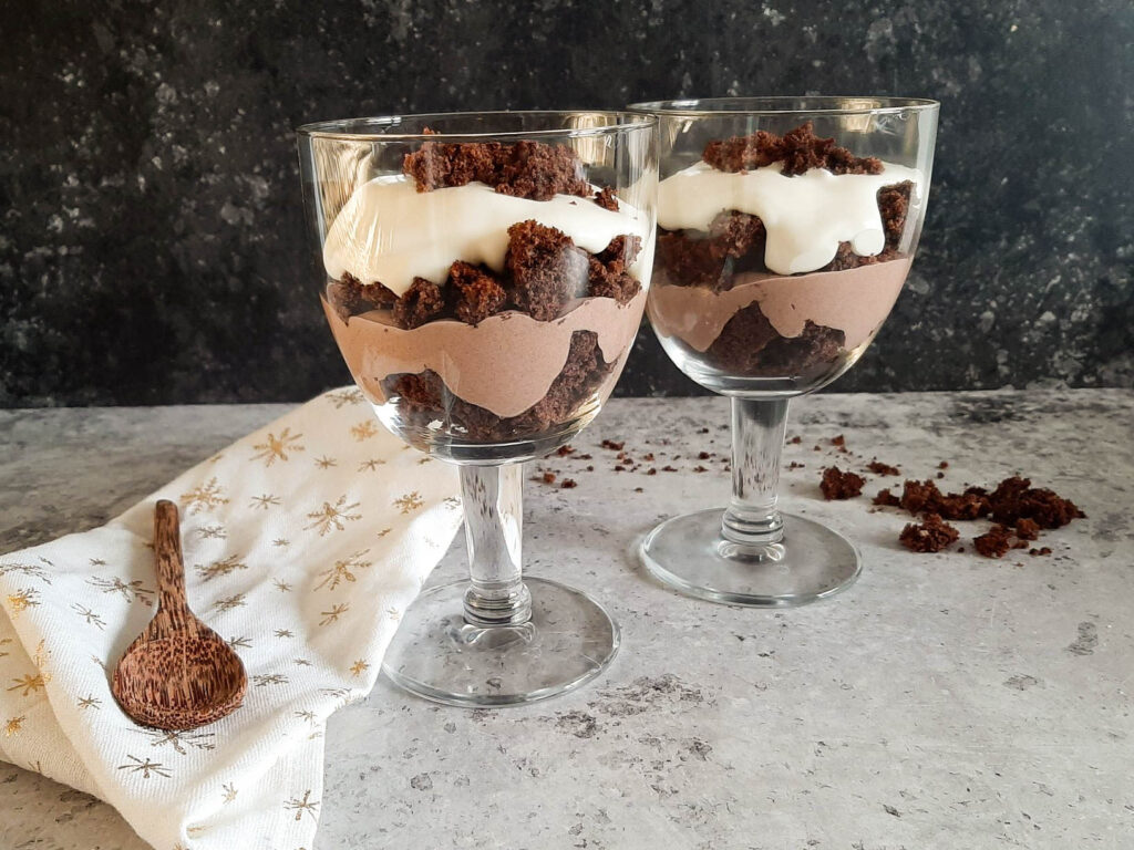 Mini chocolade trifles