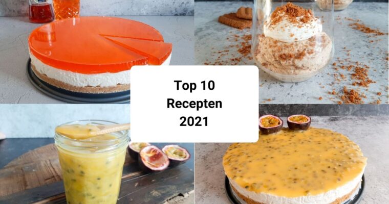 Top 10 recepten van 2021
