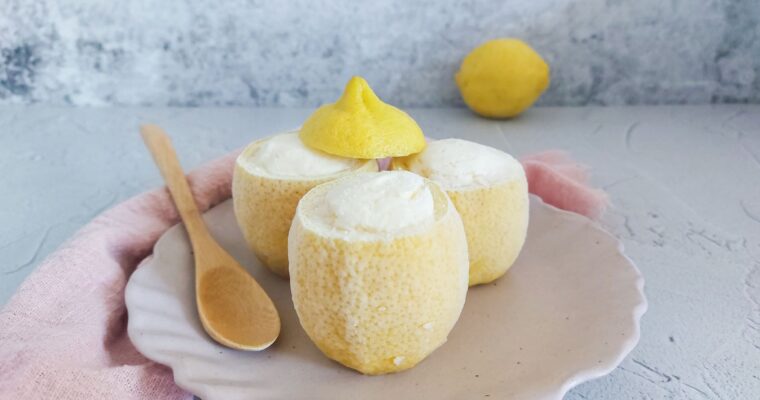 Gevulde citroen met limoncello parfait